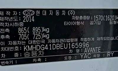 Hyundai Avante 2014, 83006 км, за 4192.94 USD - фото 15